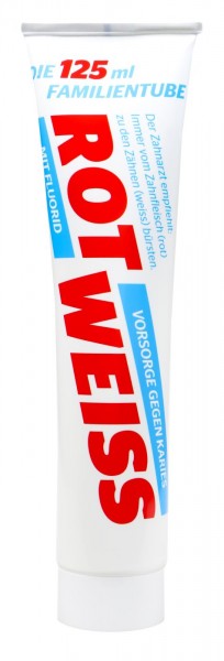 Rot-Weiss Zahncreme, 125 ml