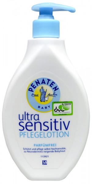 Penaten Ultra Sensitiv Pflegelotion ohne Parfüm, 400 ml
