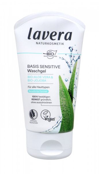 Lavera Basis Sensitive Waschgel, 125 ml