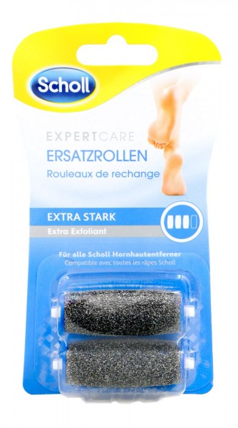 Scholl Velvet Smooth Express Pedi Ersatzrolle extra stark, 2 er