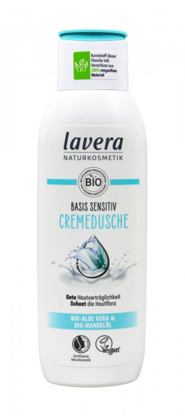Lavera Basis Sensitive Cremedusche, 250 ml