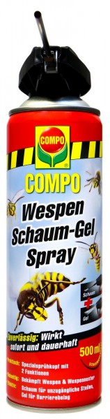 Compo Wespen Schaum Gel Spray, 500 ml