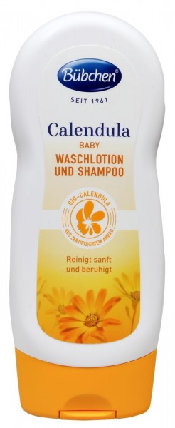 Bübchen Calendula Waschlotion und Shampoo, 230 ml