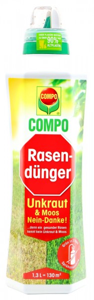 Compo COMPO Rasendünger Unkraut & Moos Nein- Danke, 1,3 l