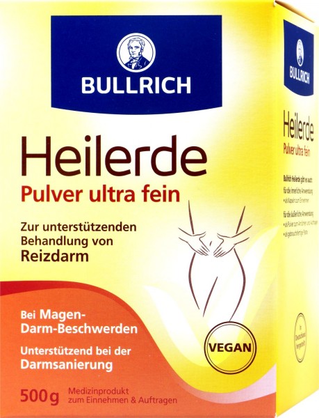Bullrich Heilerde Pulver Ultrafrein, 500 g