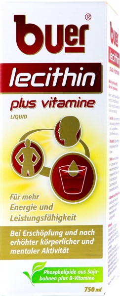 Buer Lecithin Plus Vitamin Tonikum, 750 ml