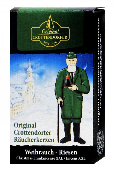 Crottendorfer Räucherkerzen Weihrauch-Riesen, 4 er