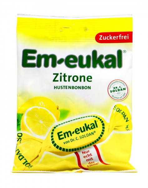 Em-Eukal Zitrone Zuckerfrei, 75 g