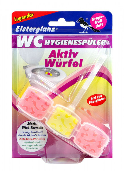 Elsterglanz WC Aktiv Würfel Grapefruit, 1 er