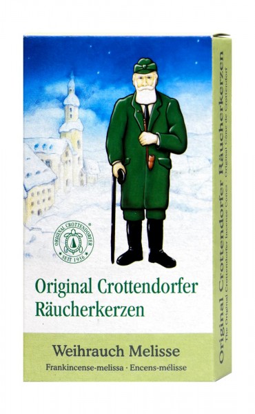Crottendorfer Räucherkerzen Weihrauch-Melisse, 24 er