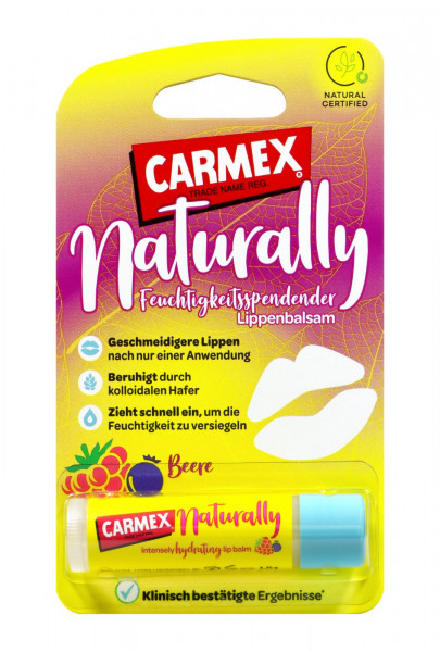 Carmex Naturally Stick Berry Lippenbalsam, 4,25 g