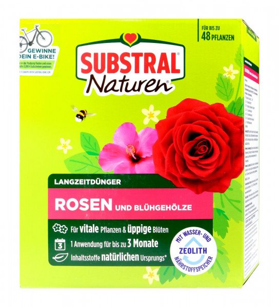 Substral Naturen Langzeitdünger Rosen + Blühgehölze, 1,2 kg