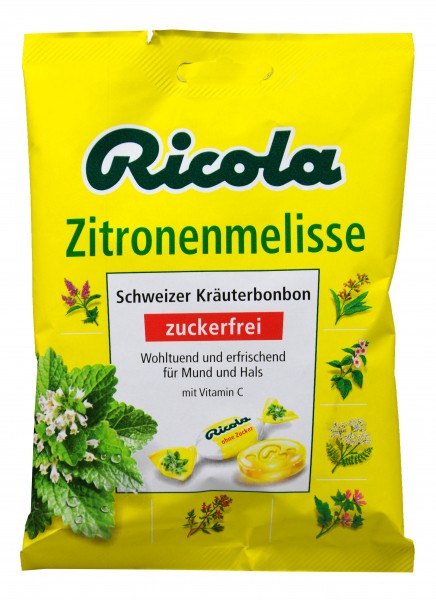 Ricola Zitronenmelisse Zuckerfrei, 75 g