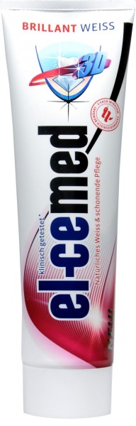 El-Ce-Med Brillant Weiß Zahncreme, 100 ml
