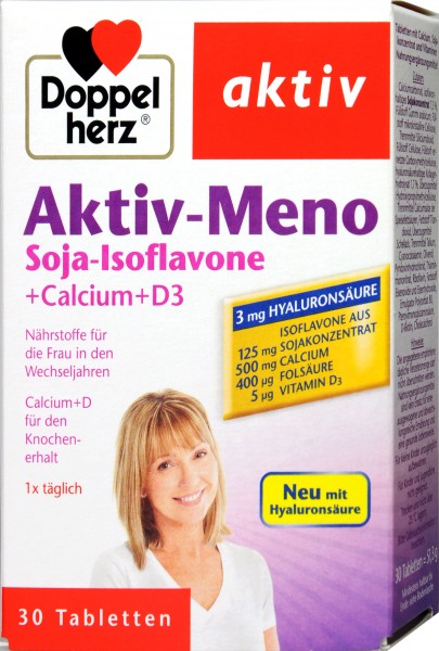 Doppelherz Meno Soja-Isoflavone + Ca + Vitamin D3, 30 er