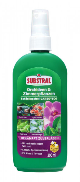 Substral Orchideen Zimmerpflanzen Schädlingsfrei CAREO ECO, 300 ml