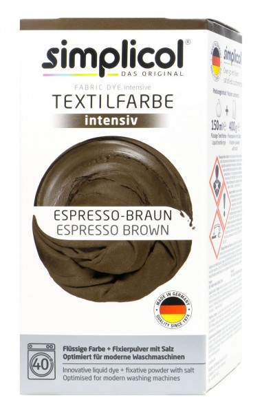 Simplicol Intensiv Textilfarbe Espresso-Braun, 1816