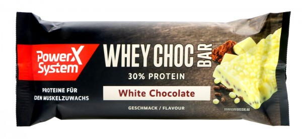 Power System Whey White Chocolate Bar, 50 g