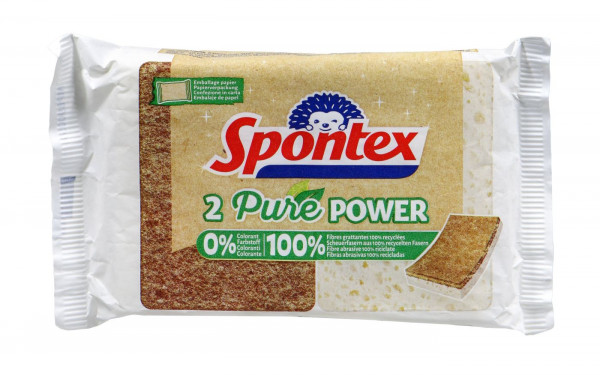 Spontex Pure Power Schwamm, 2 er