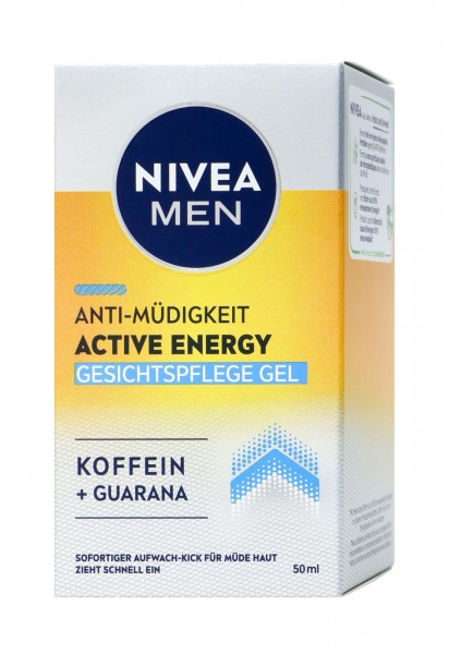 Nivea Men Gesichtspflege Active Energy Gel, 50 ml