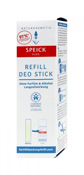 Speick Pure Deo Stick Refill, 40 ml