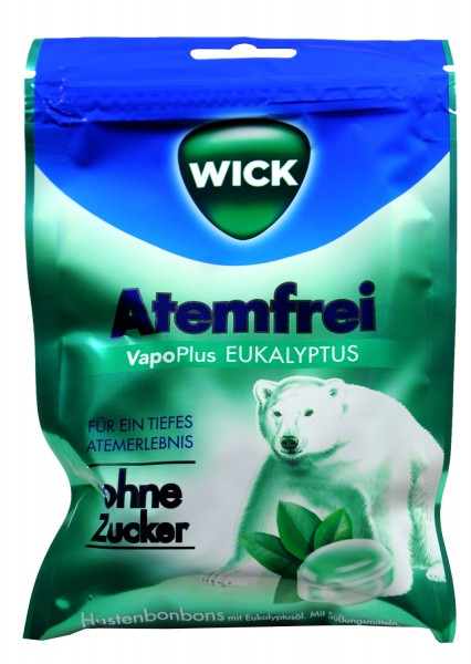 Wick Atemfrei Vapo Eukalyptus Zuckerfrei, 72 g