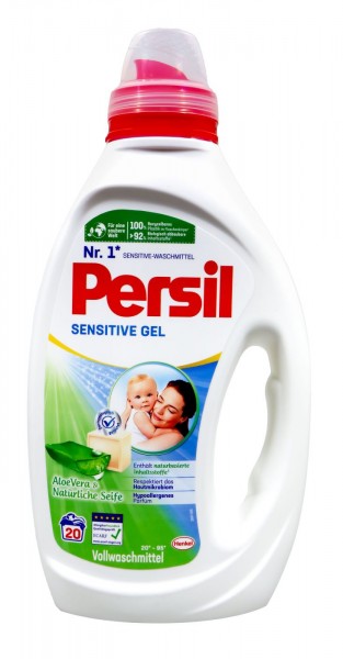 Persil Sensitiv - Gel 20 Wäschen, 900 ml