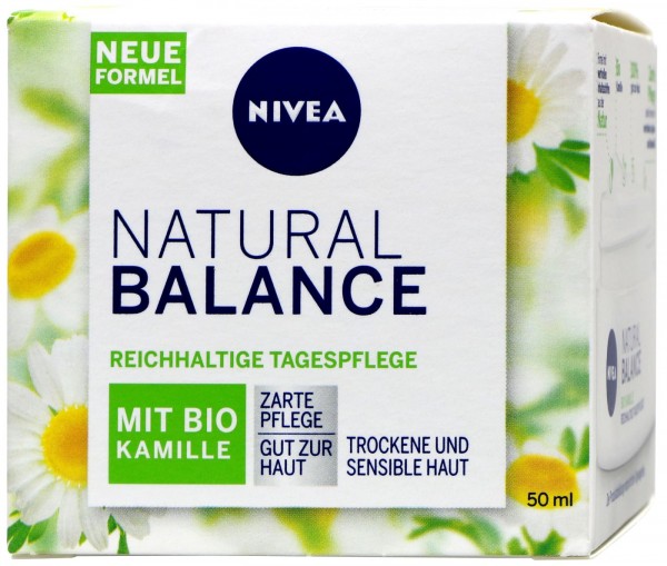 Nivea Natural Balance Reichhaltige Tagespflege, 50 ml