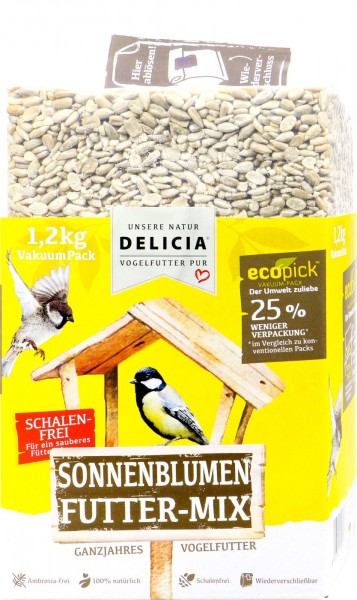 Delicia Sonnenblumen Futter-Mix, 1,2 kg