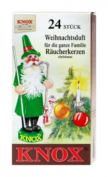 Knox Räucherkerzen Weihnachtsduft, 24 er