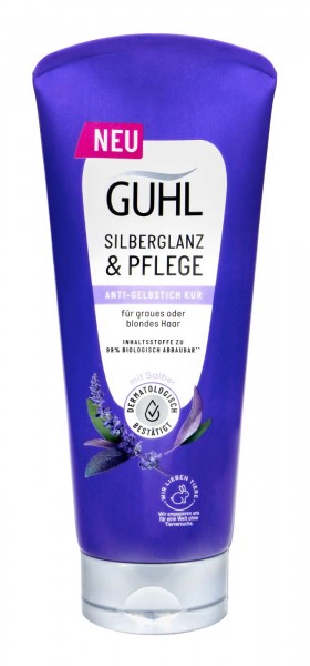 Guhl Kur Silberglanz & Pflege Anti Gelbstich Purpursalbei+Öl, 200 ml