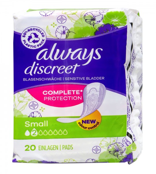 Always discreet Inkontinenz Einlagen S, 20 er