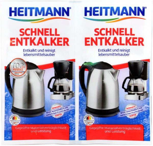 Heitmann Schnell-Entkalker, 2 x 15 g