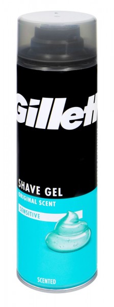 Gillette Rasiergel Empfindliche Haut, 200 ml