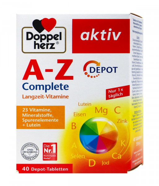 Doppelherz A-Z Depot Langzeit-Vitamine, 40 er
