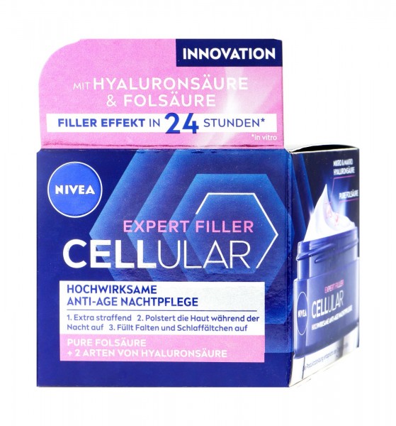 Nivea Visage Cellular Expert Filler Anti-Age Nachtcreme, 50 ml