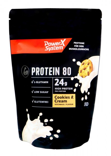Power System Protein 80 Cookies & Cream, 360 g