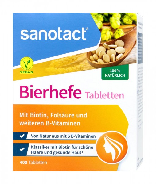Sanotact Bierhefe Tabletten, 400 er