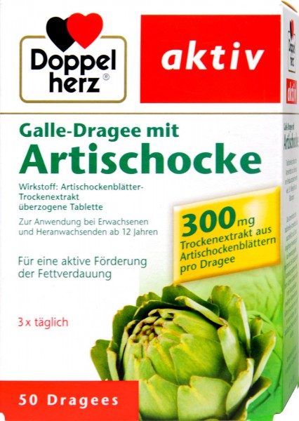 Doppelherz Galle-Artischocke, 50 er
