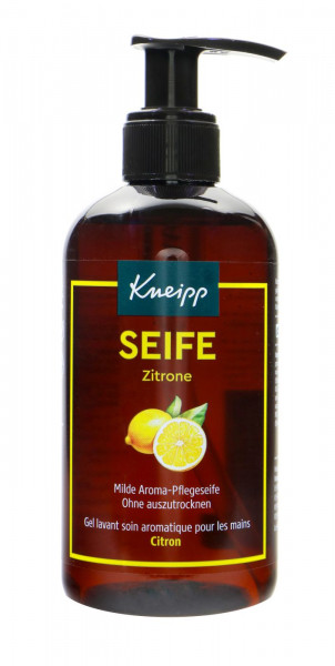 Kneipp Seife Zitrone milde Aroma-Pflegeseife, 250 ml