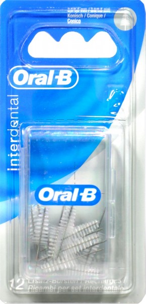 Oral-B Interdentalbürsten Nachfüllpack konisch 3 - 6,5 mm, 12 er