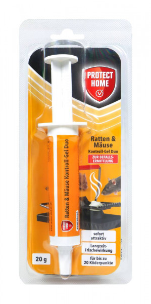 Protect Home Ratten & Mäuse Kontroll-Gel Duo, 20 g