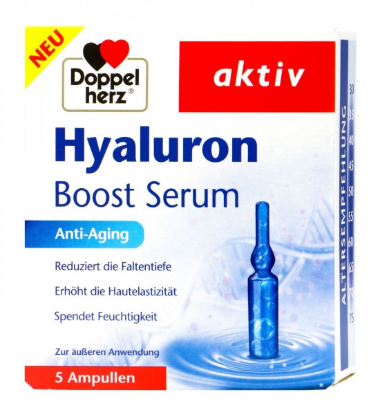 Doppelherz Hyaluron Boost Serum Ampullen, 5 er