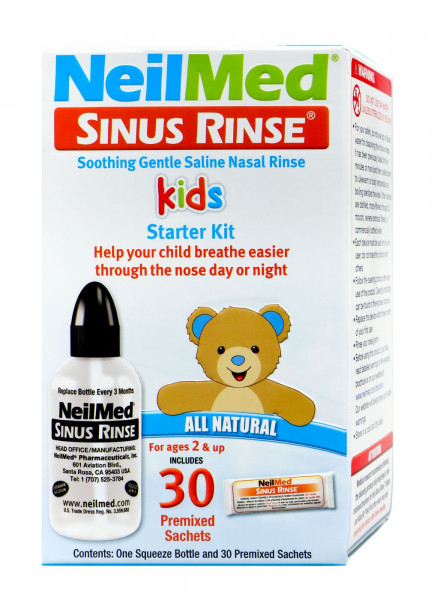NeilMed Sinus Rinse Kids Nasendusche mit 30 Beuteln, Stück