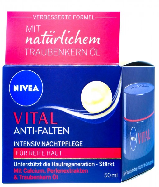 Nivea Vital Anti-Falten Intensiv Nachtpflege, 50 ml