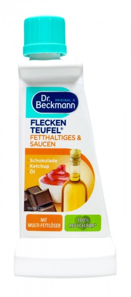 Dr. Beckmann Fleckenteufel Fetthaltiges & Saucen, 50 ml