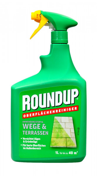 Roundup Wege und Terassen Sprühflasche, 1,0 Liter