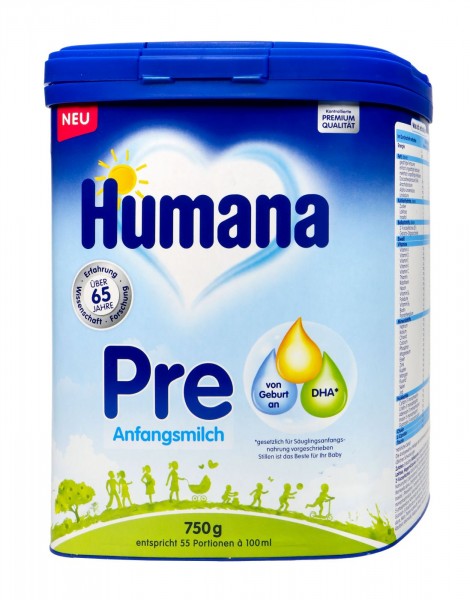 Humana Anfangsmilch Pre, 750 g