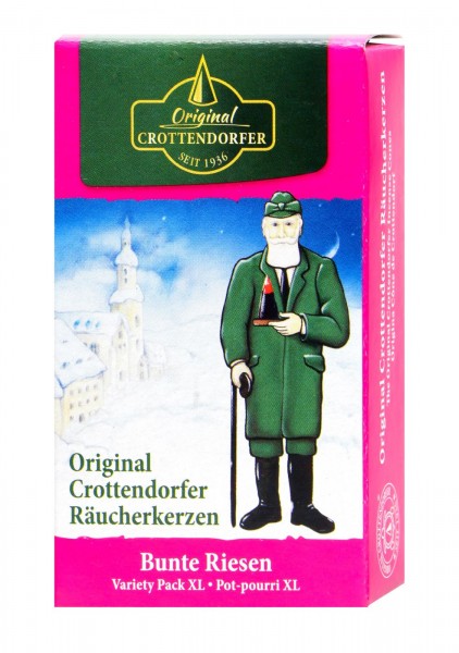 Crottendorfer Räucherkerzen Bunte Riesen, 5 er