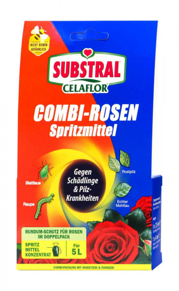 Substral Celaflor Kombi-Rosen Spritzmittel, 1x7,5ml + 1x4ml